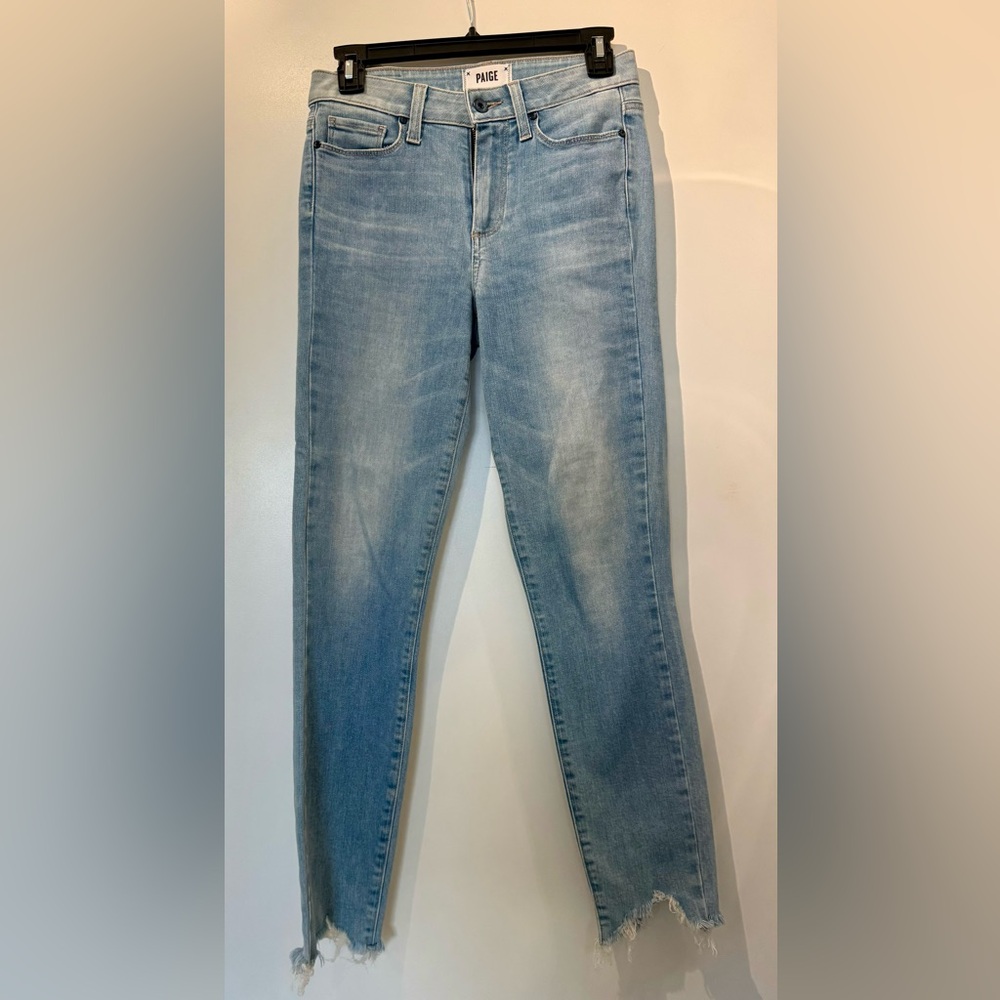 Paige Hoxton crop high rise jeans